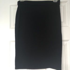 Black pencil skirt